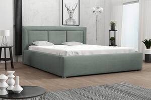 Jednolôžková posteľ s roštom 120x200 GOSTORF 3 - svetlá modrá