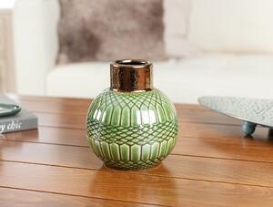 Kulatá váza, 14 cm, Ruban Farba: Zelená