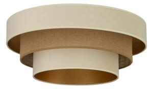 Stropné svietidlo WENTA 1xE27/60W/230V priemer 50 cm béžové/juta