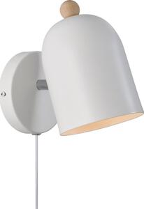 Nordlux - Nástenné bodové svietidlo GASTON 1xE27/15W/230V biela