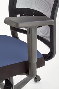 Kancelárska stolička Galatta (čierna + modrá). Vlastná spoľahlivá doprava až k Vám domov. 1028145