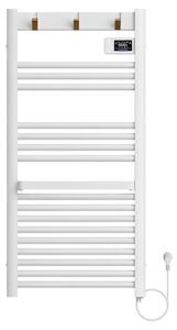 BPS-koupelny Elektrický kúpeľňový radiátor YASUR WH ECO 500W, 50x105 cm, biely