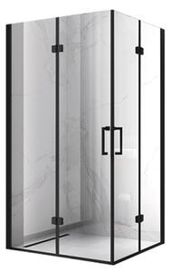 BPS-koupelny Obdĺžnikový sprchovací kút ZES KZ13A BL 100x90 čierna/transparent - bez vaničky