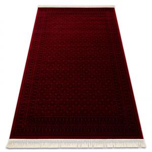 Koberec ORIENT 2958 so strapcami / rám, orientálny / klasický, bordový / čierny