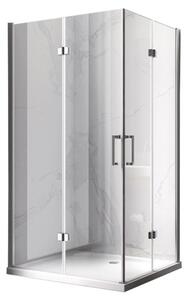 BPS-koupelny Obdĺžnikový sprchovací kút ZES KZ13A 100x90 chróm/transparent - bez vaničky