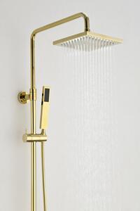 Sapho DAKAR sprchový stĺp s termostatickou batériou, teleskopický, zlato