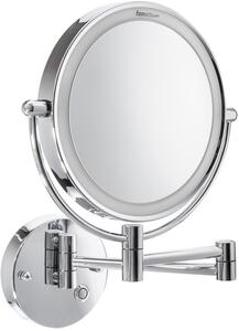 Faneco Garda zrkadlo 20x20 cm okrúhly s osvetlením M200LVSBP
