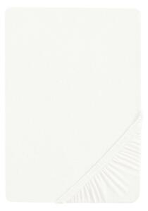 Biberna Napínacia džersejová plachta (180 – 200 x 200 cm, biela) (100227068)