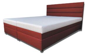Manželská posteľ 160 cm Rebeka (s penovými matracmi) (bordovo-červená). Vlastná spoľahlivá doprava až k Vám domov. 1030945
