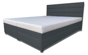 Manželská posteľ 160 cm Rebeka (s penovými matracmi) (antracit). Vlastná spoľahlivá doprava až k Vám domov. 1030951