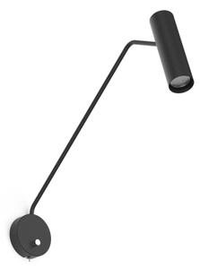 EYE SUPER nástenná lampa Čierna