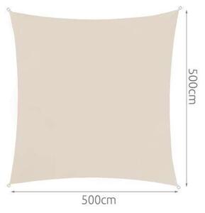 Tieniaca plachta štvorec 5x5m 10188 200g/m béžová