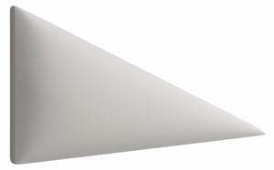 Čalúnený nástenný panel ABRANTES 1 - ľavý trojuholník, biela ekokoža