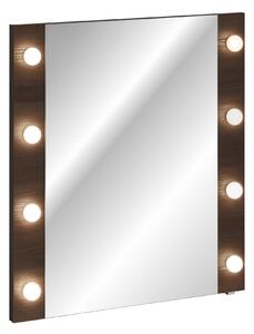 Comad Zrkadlo s LED osvetlením Dorothy Ristretto 80 dub ristretto