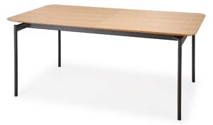 Jedálensky stôl Smirf (dub prírodný + čierna). Vlastná spoľahlivá doprava až k Vám domov. 1038761