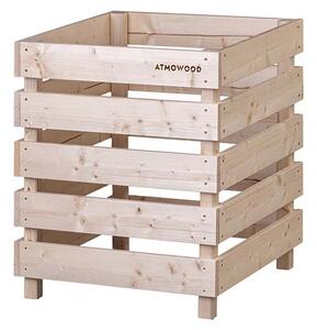 ATMOWOOD Drevený kompostér 60 x 60 x 70 cm