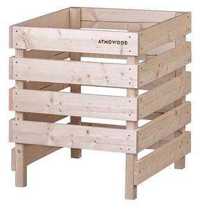 ATMOWOOD Drevený kompostér 60 x 60 x 70 cm - otvorený dole