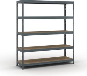 Policový regál 1786x1600x500 mm, nosnosť 350kg