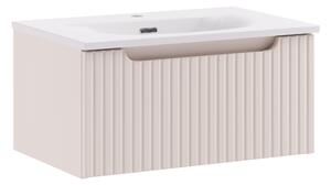 Comad Kúpeľňová skrinka s nábytkovým umývadlom Nova Cashmere 60 kašmír mat
