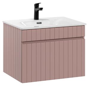 Comad Kúpeľňová skrinka s nábytkovým umývadlom Iconic Rose 60 staroružová