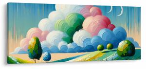 Obraz - Krajinka s mrakom (120x50 cm)