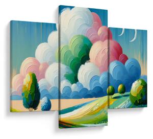 Obraz - Krajinka s mrakom (90x60 cm)