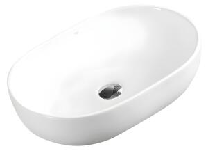 BPS-koupelny Keramické umývadlo na dosku NEO WH 605 60,5x42,5 cm, biele