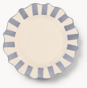 Ručne maľovaný raňajkový tanier Lilac Scalloped