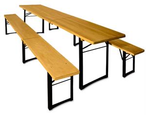 Pivný set 220 cm - skladací