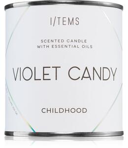 I/TEMS Special Edition Violet Candy vonná sviečka 200 g