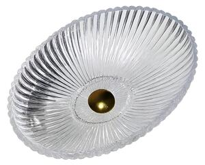 BPS-koupelny Sklenené umývadlo na dosku BRILLANT3 TR 510 51x35 cm, transparent
