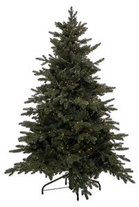 QVC Luxusný 3D umelý vianočný stromček / jedľa / 180 cm / 400 LED / 9 funkcií / zelený