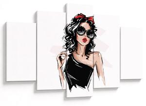 Obraz - Fashion woman (150x105 cm)