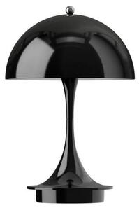 Louis Poulsen Prenosná lampa Panthella 160 V3, opaque black 5744171494