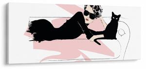 Obraz - Fashion lady (120x50 cm)