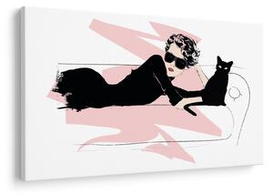 Obraz - Fashion lady (90x60 cm)