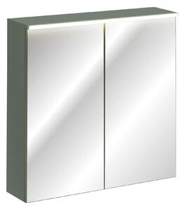 Comad Kúpeľňová zrkadlová skrinka 80 cm Sombra Green trstinovo zelená