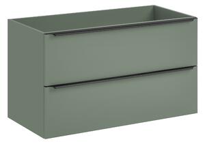Comad Kúpeľňová skrinka pod umývadlo 100 cm Sombra Green rákosovo zelená