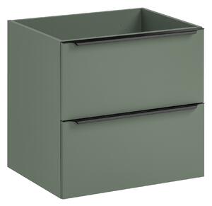 Comad Kúpeľňová skrinka pod umývadlo 60 cm Sombra Green rákosovo zelená