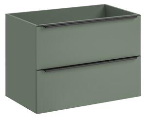 Comad Kúpeľňová skrinka pod umývadlo 80 cm Sombra Green trstinovo zelená
