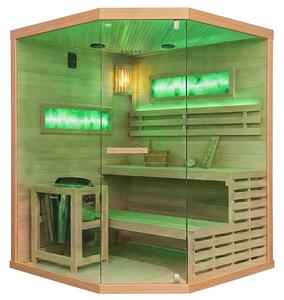 BPS-koupelny Fínska sauna Relax LARK4 WD 150x150, 4-5 osôb