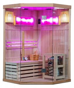 BPS-koupelny Fínska sauna Relax KEMI2 120x120, 1-2 osoby