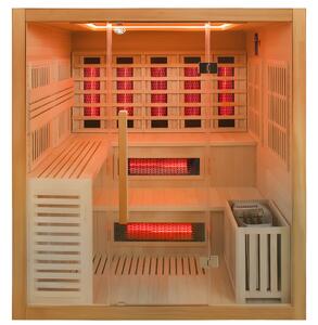 BPS-koupelny Kombinovaná sauna 2v1 HELSI1 NEW - Infrasauna + fínska sauna 180x160, 4-5 osôb