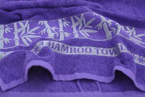 Bambusový uterák BORA fialový