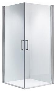 BPS-koupelny Štvorcový sprchovací kút ZES KZ29A 80x80 chróm/transparent - bez vaničky