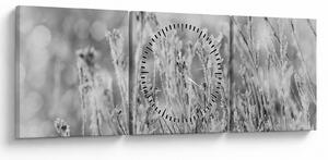 Obraz - Chladná zima (s hodinami) (90x30 cm)