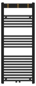 BPS-koupelny Kúpeľňový radiátor YASUR BL 2 494W, 50x120 cm, čierny