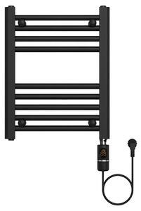 BPS-koupelny Elektrický kúpeľňový radiátor MANAM BL 300W, 40x50 cm, čierny