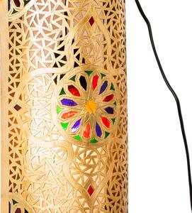 Mosadzná nástenná lampa Dafira