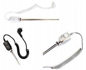 Regnis , Elektrická vykurovacia tyč s termostatom 1200W, biela, GK1200W-WHITE